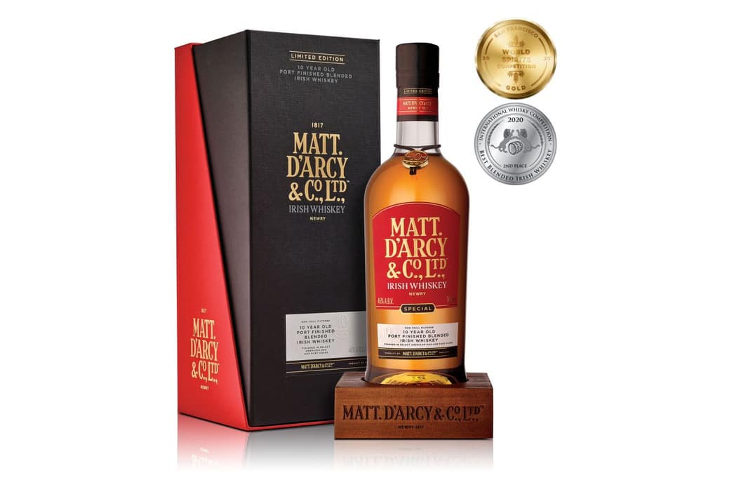 Matt D’Arcy Irish Whiskey toasts £100,000 launch sales - Content Writing Service NI - Copywriter Ireland