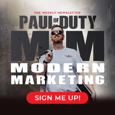 Tall Paul Marketing Newsletter - Paul of Duty, Modern Marketing - Northern Ireland copywriter